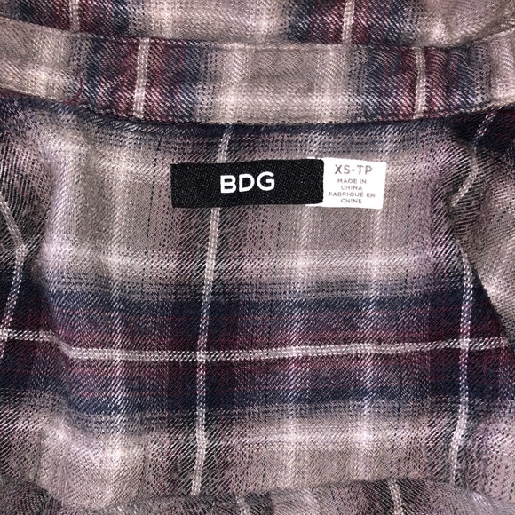 BDG Urban Outfitters Flannel Button Down Shirt - Picture 4 of 4